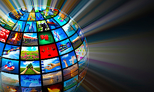 Media technologies concept